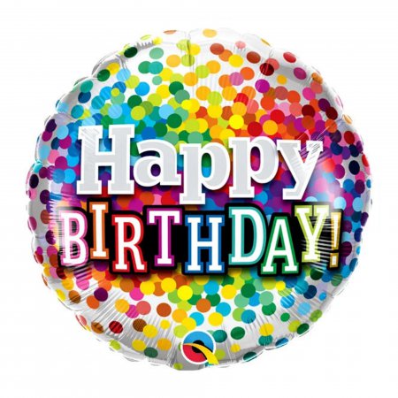 Happy Birthday Rainbow Confetti