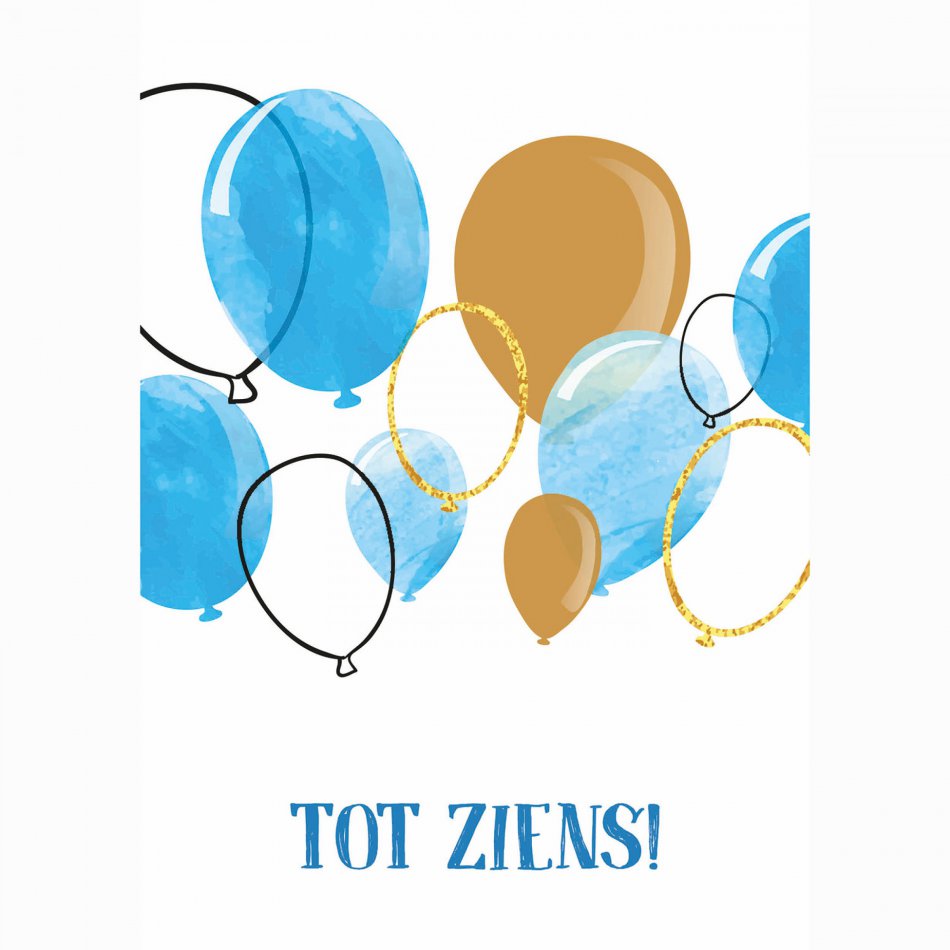 Collega Tot Ziens - ballonnen