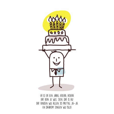 Verjaardag Er is er een jarig!