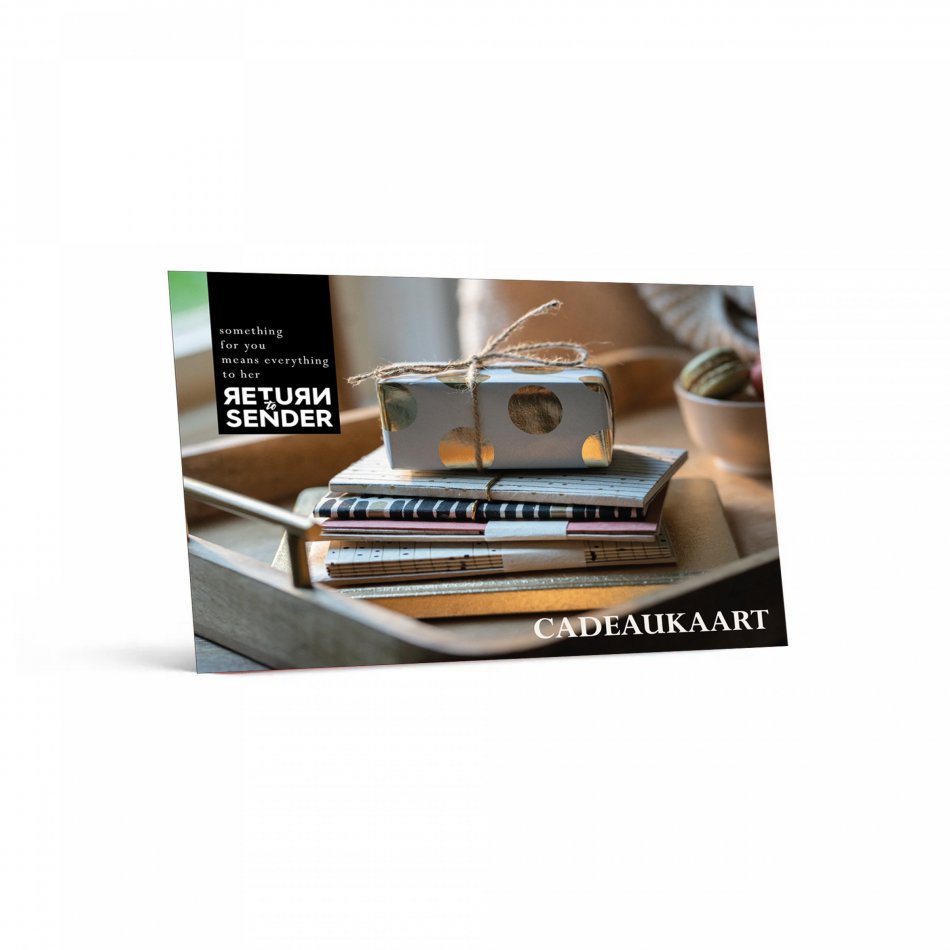 Return 2 Sender Giftcard 25 euro