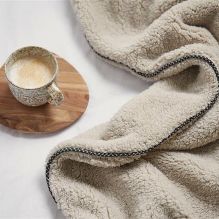 Maine GRS recycled polyester dubbellaags deken