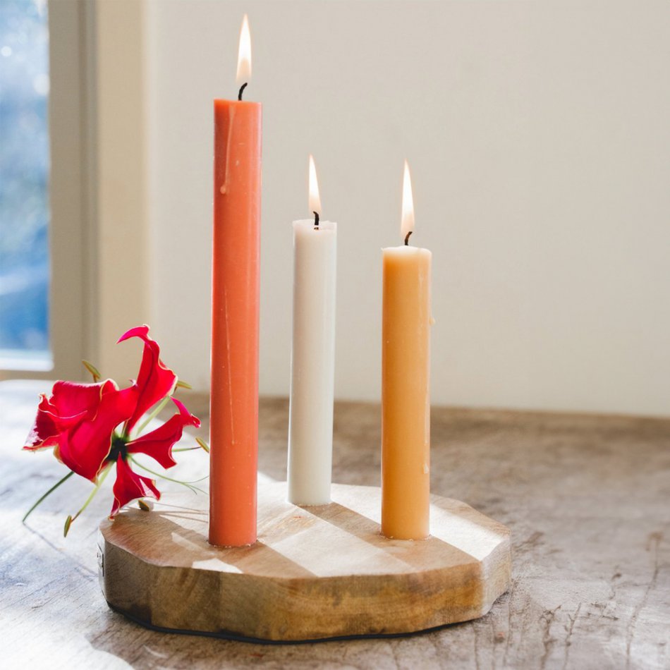 Kaarsenplank klein kaarsen