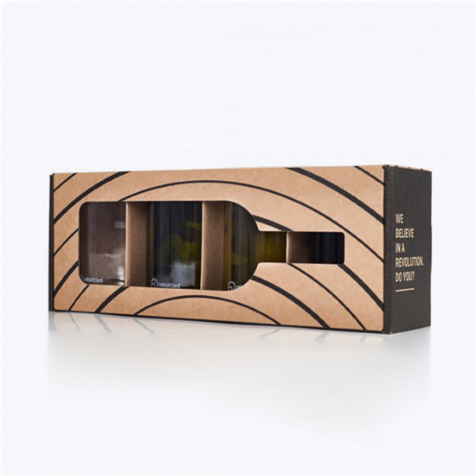 Rebottled Glazen - 4-pack