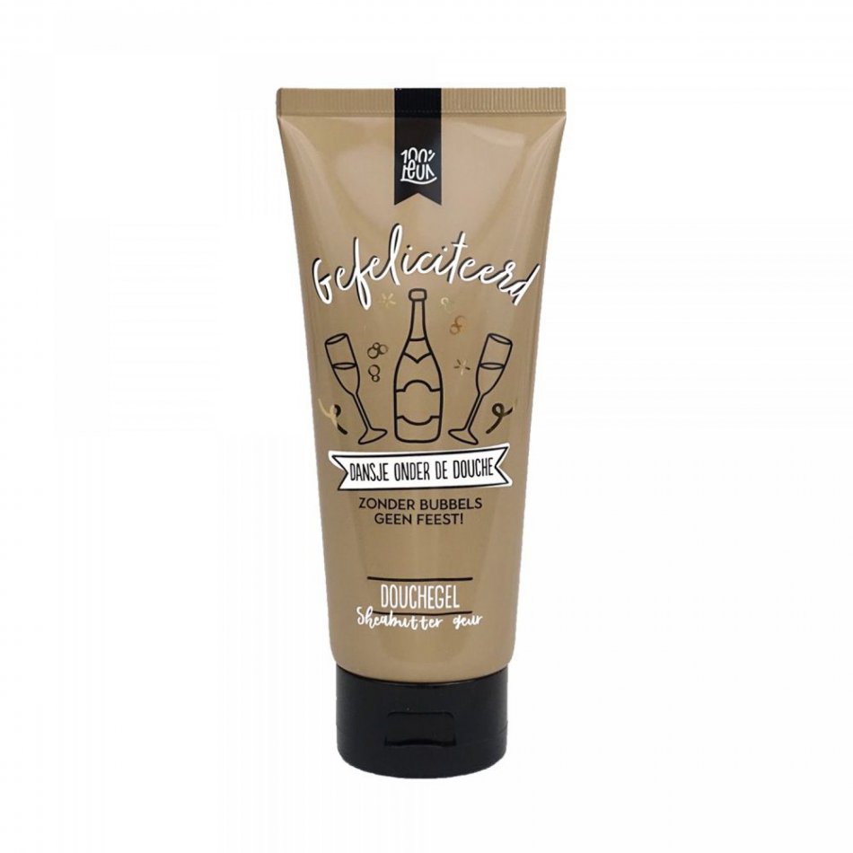Douchegel tube in doosje - Gefeliciteerd