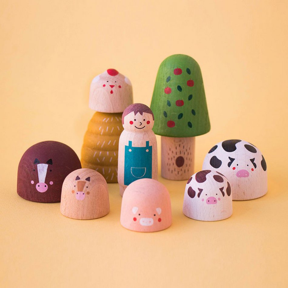 Wooden Toys - My wooden world farm