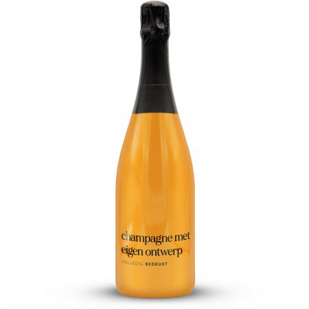 Champagne met eigen ontwerp