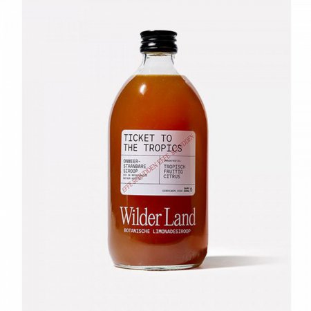 Wilder Land Siroop - Ticket to the tropics 500 ml
